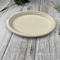 Eco-Friendly 100% Compostable Biodegradable Oval Plate